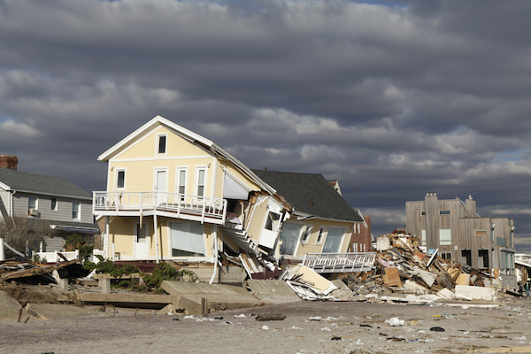 Catastrophes Destroyed Beach Homes